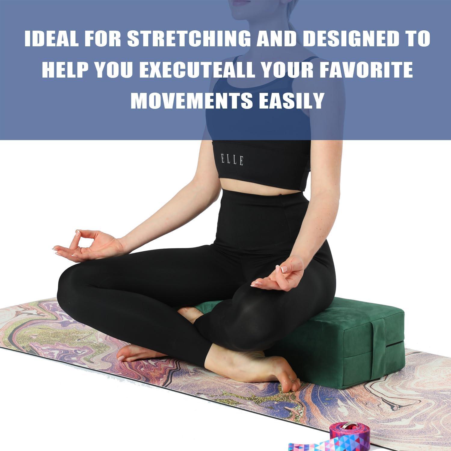 Almohada Bolster de Yoga Aozora Verde 63.5x25.4x15.2 cm