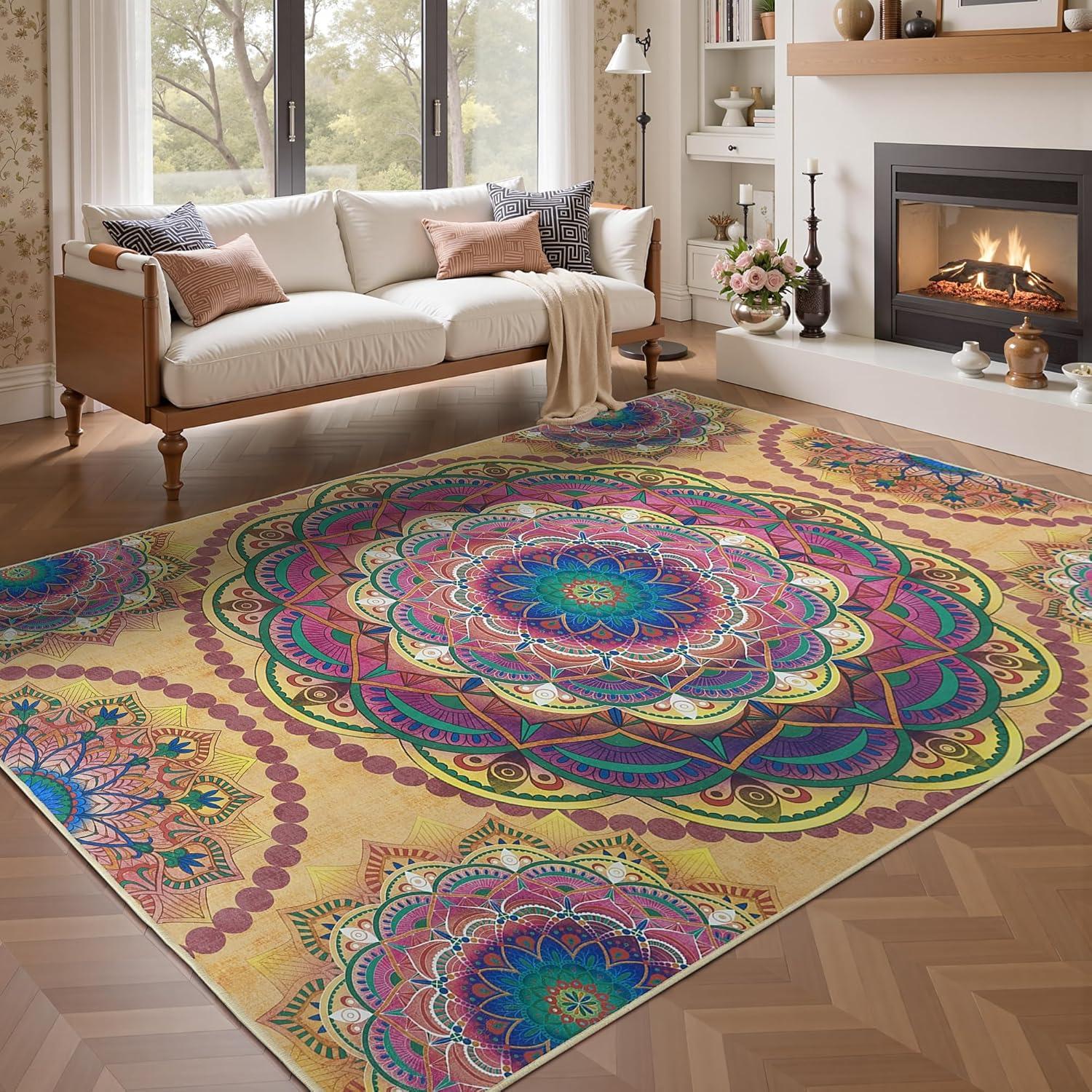 Alfombra de Meditación Arenarug 243x152 cm Boho Antideslizante