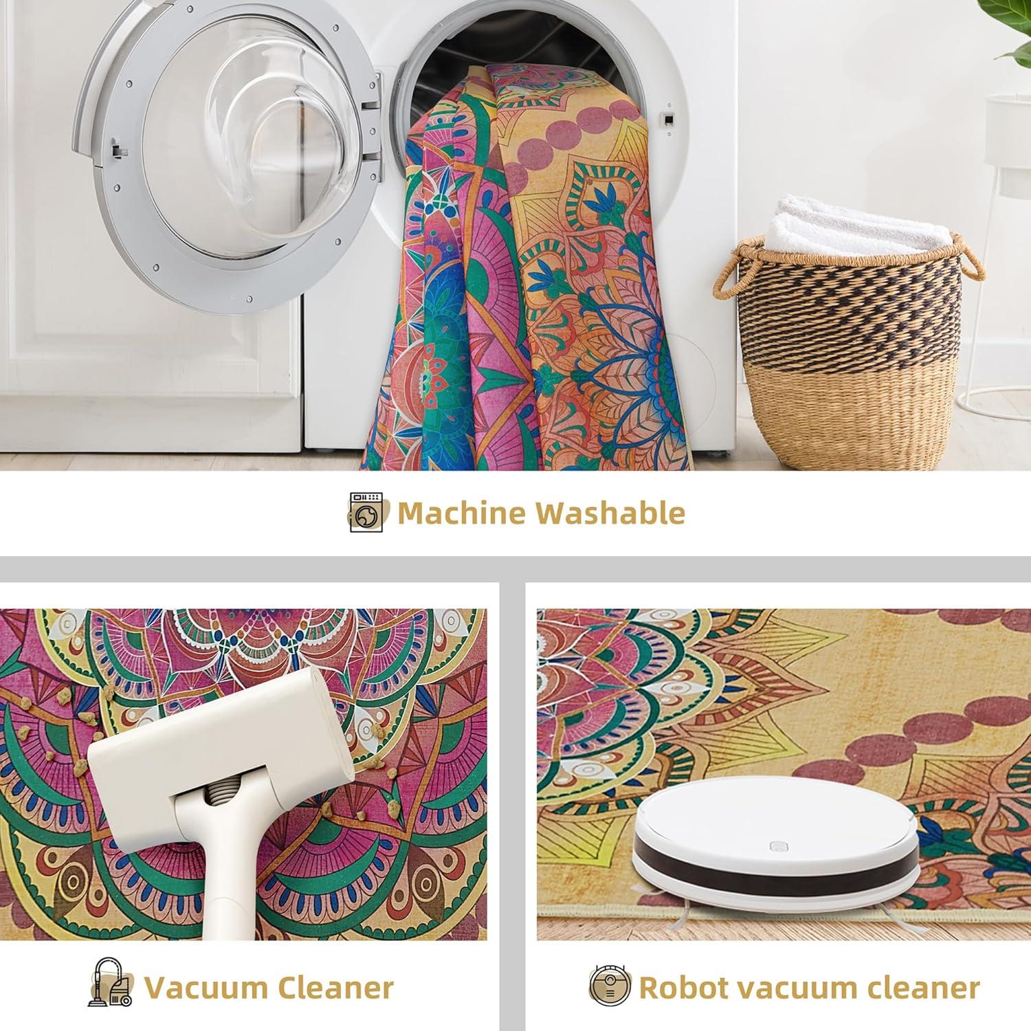 Alfombra de Meditación Arenarug 243x152 cm Boho Antideslizante