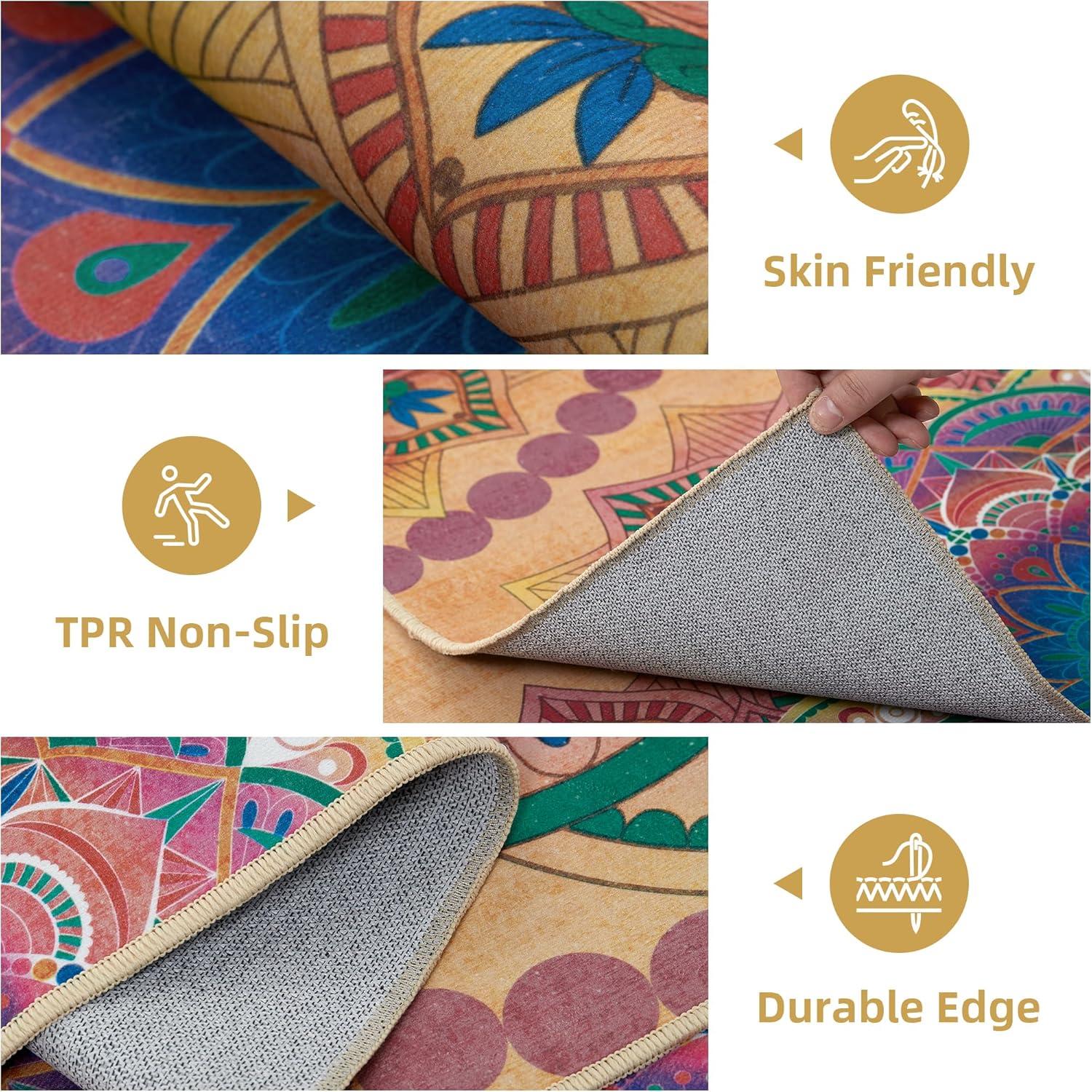 Alfombra de Meditación Arenarug 243x152 cm Boho Antideslizante