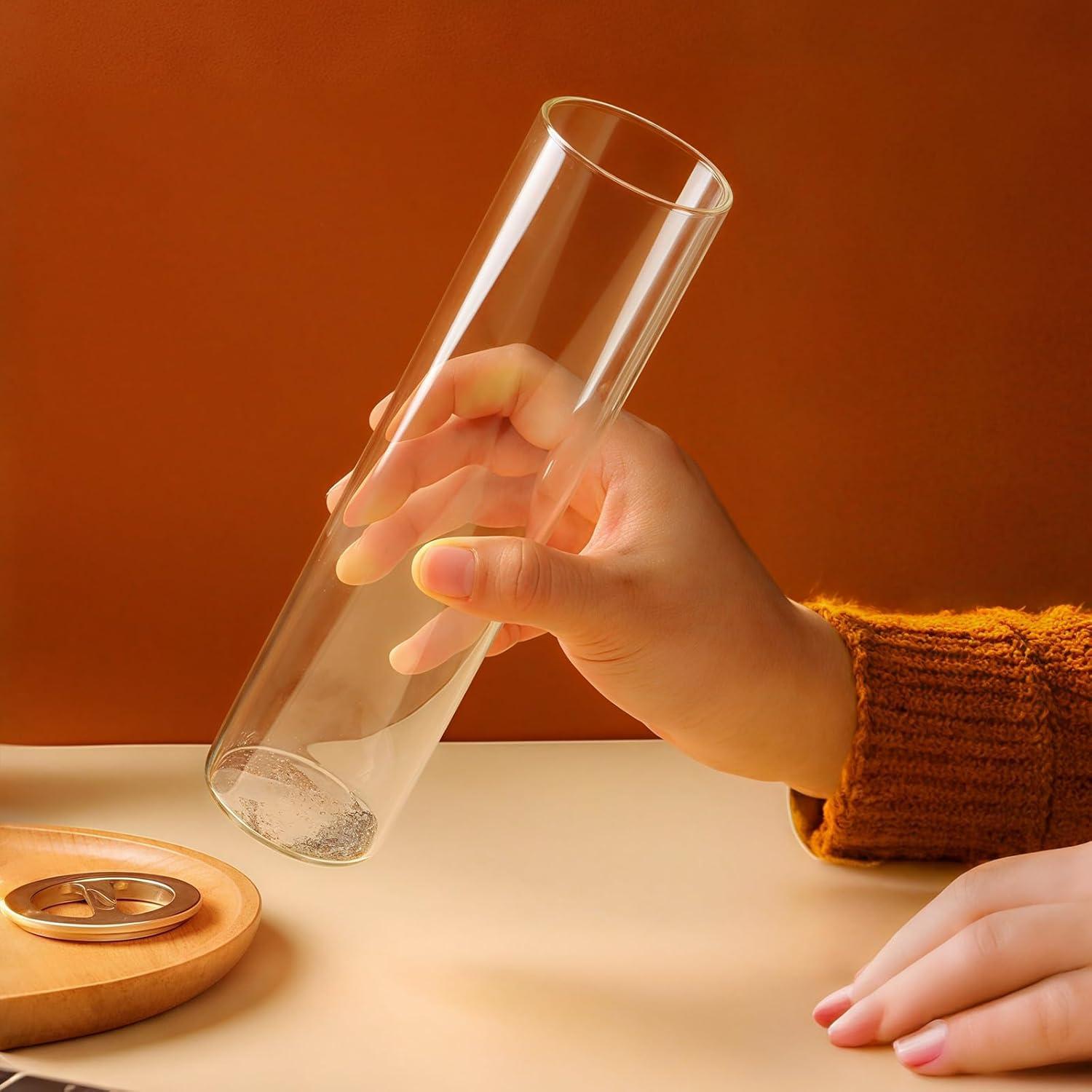 Soporte de Incienso de Vidrio GRAMSTORMAX con Abrazadera Dorada