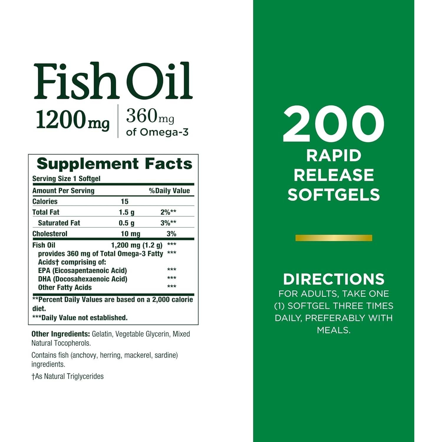 Paquete Nature's Bounty: Vitaminas B Complejo + Omega-3 1200mg