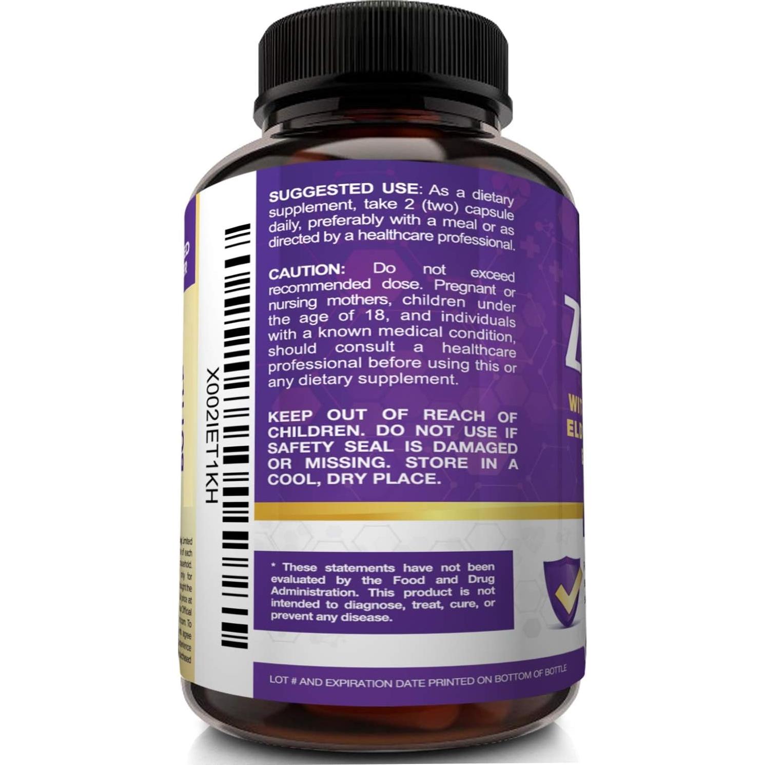 Suplemento Inmunológico NutriFlair Zinc 50mg + Vitamina C