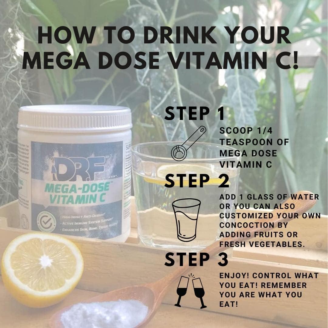 Suplemento de Vitamina C en Polvo Dr. Farrah 500 Porciones