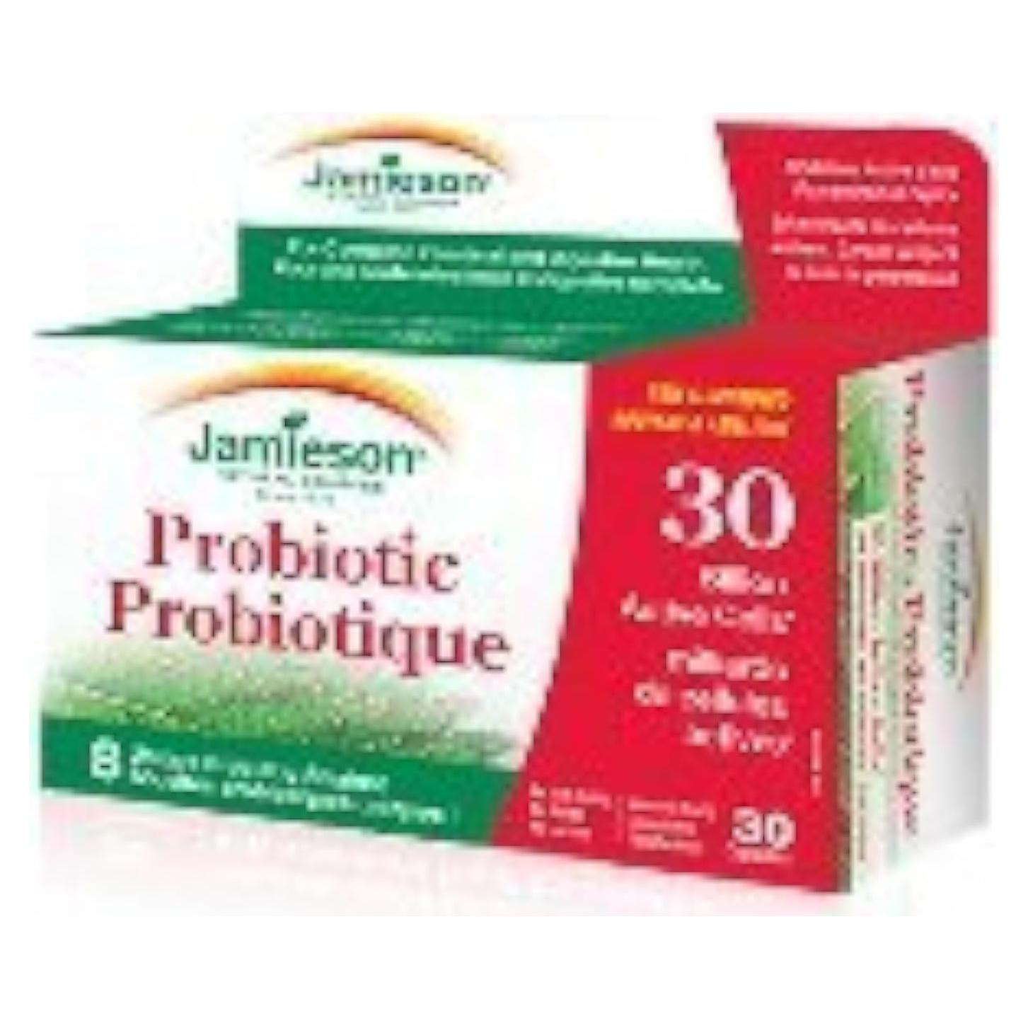 Probiótico 30 Mil Millones Jamieson 30 cápsulas