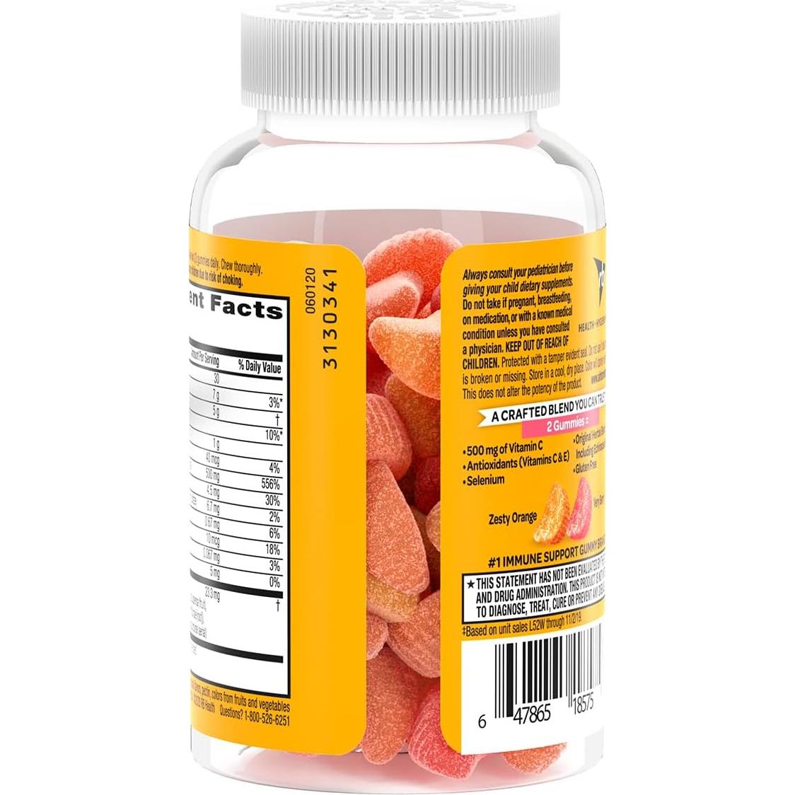 Gominolas Airborne 500mg Vitamina C + Zinc para Niños 21 Unidades