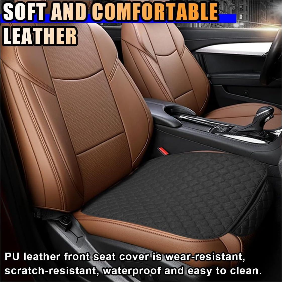 Funda de Asiento de Coche SMILFUY Negra Universal 49.8x49.3cm