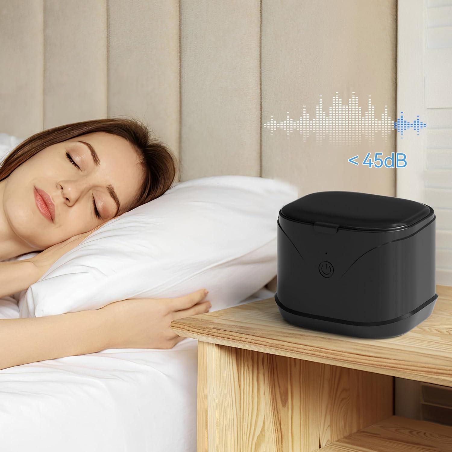 Limpiador Ultrasónico de Dentaduras ATCKIT 221ml 46000Hz Negro