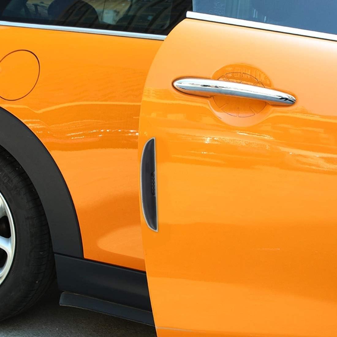 Protector de Puerta de Coche HONGYAN 4 PCS Silicona Negra