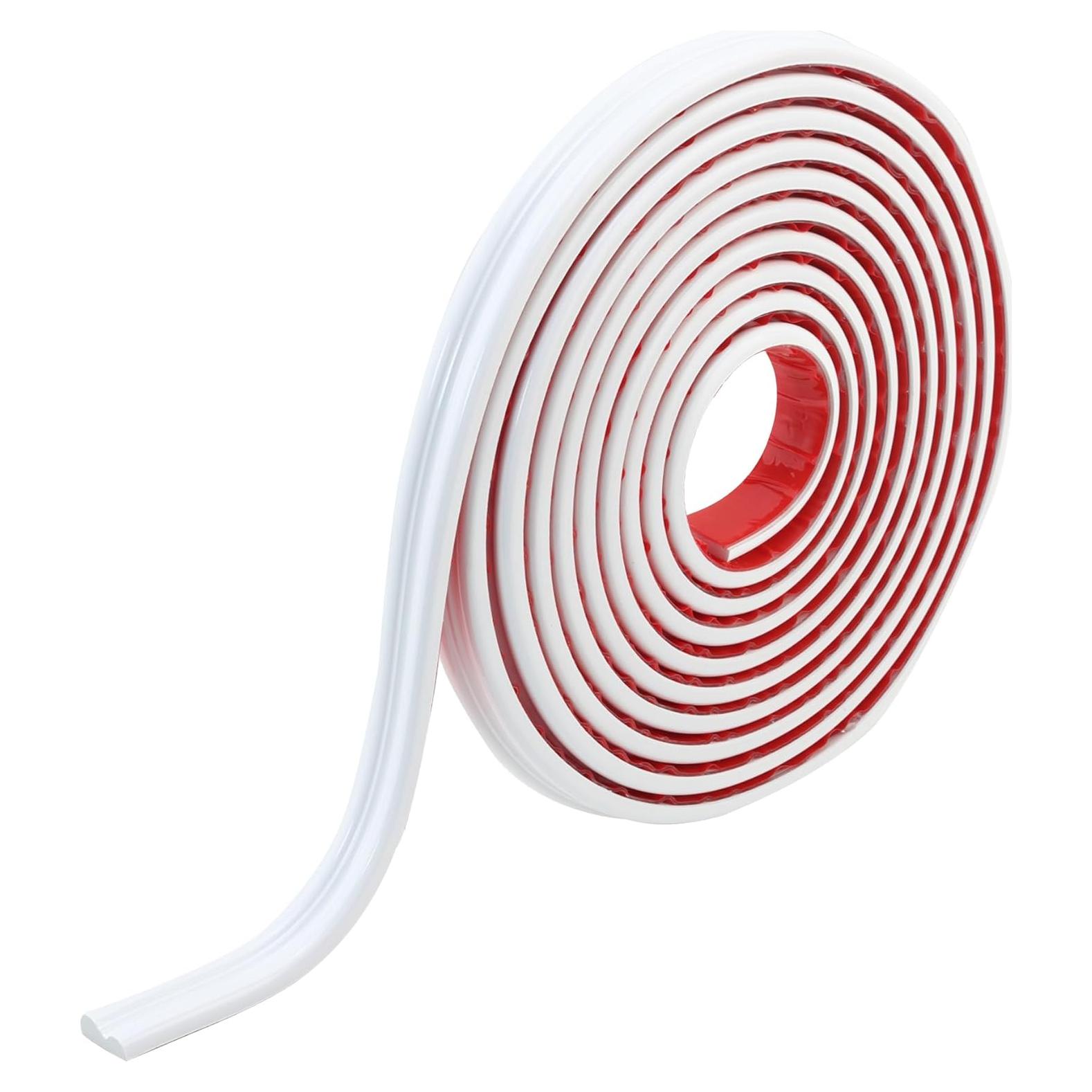 Moldura Autoadhesiva Gaahing 3m x 2.3cm PVC Blanco Decorativa