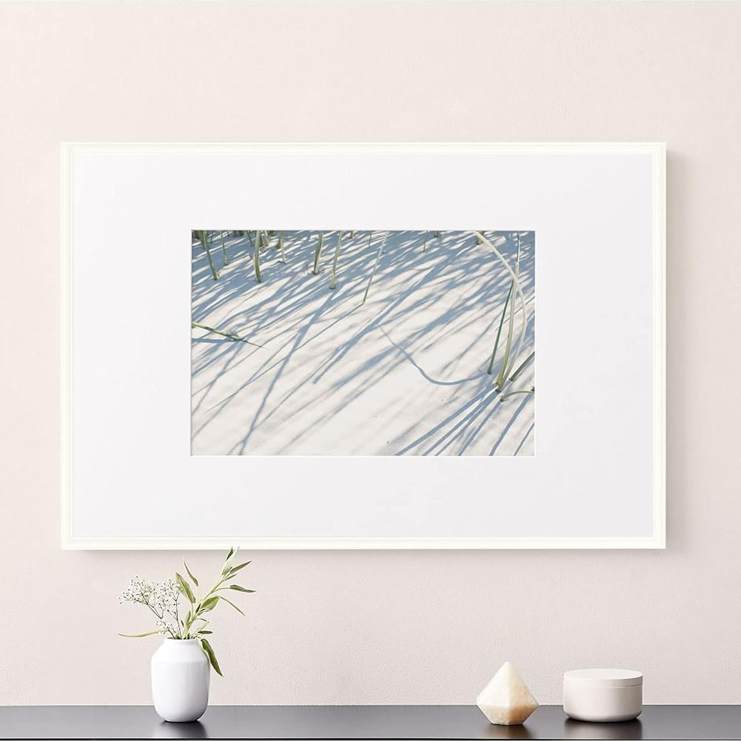 Moldura Autoadhesiva Gaahing 3m x 2.3cm PVC Blanco Decorativa