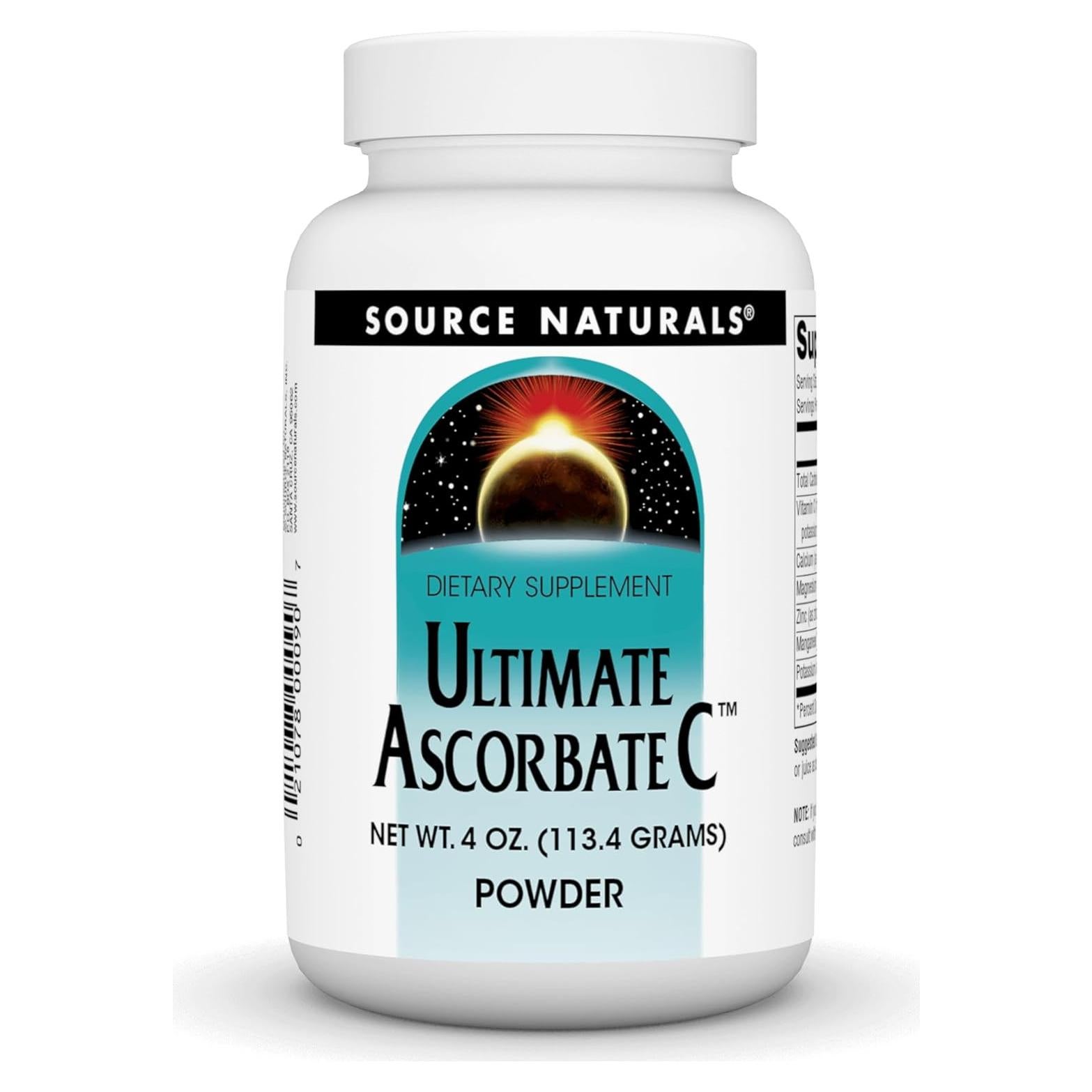Polvo de Vitamina C Source Naturals 113.4 g - Apoya Inmunidad