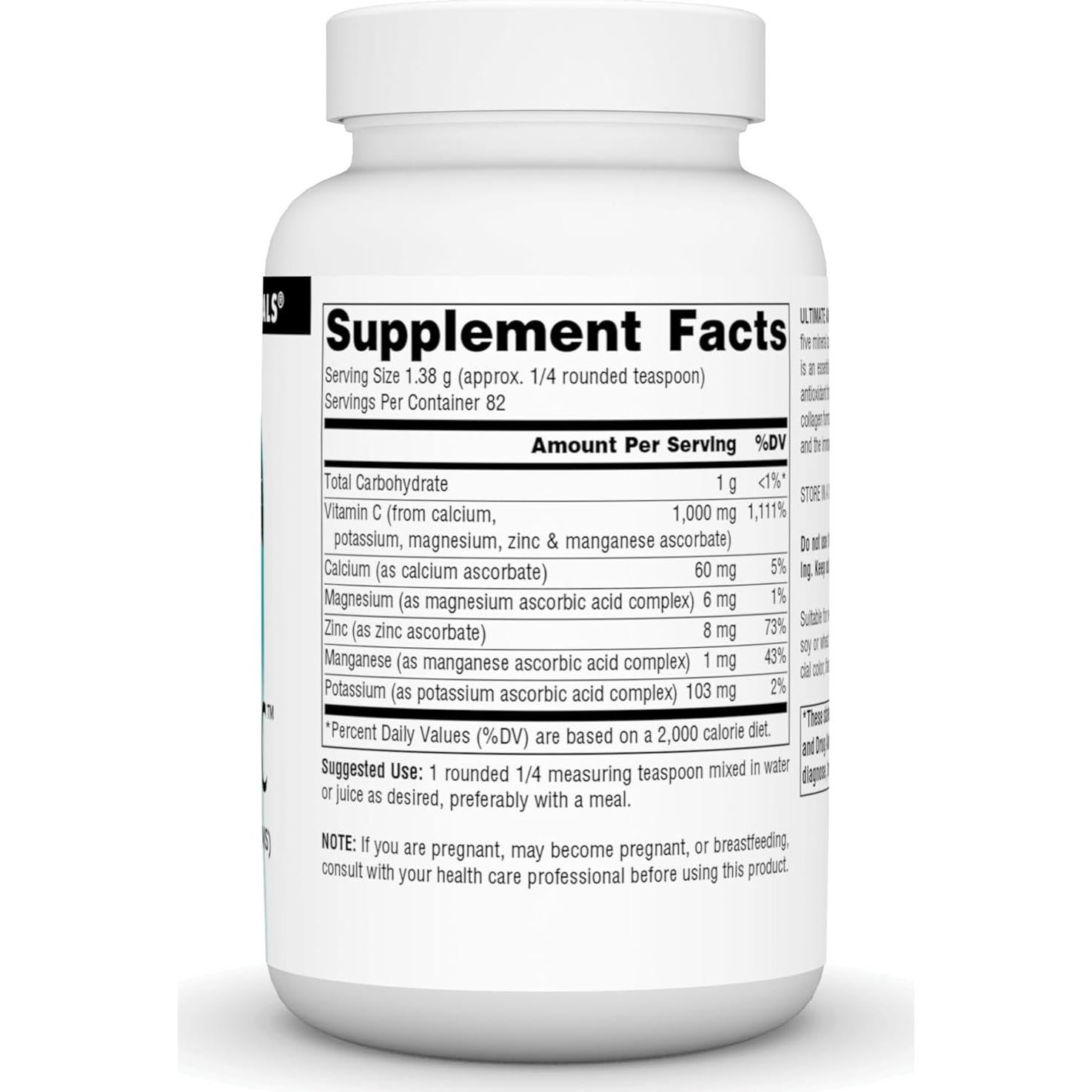 Polvo de Vitamina C Source Naturals 113.4 g - Apoya Inmunidad