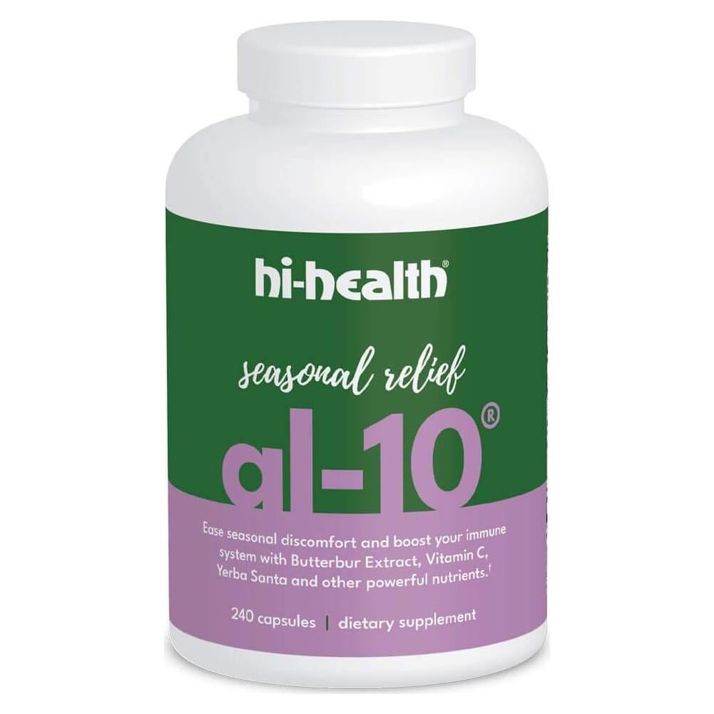 AL-10 Alivio Estacional Natural Hi-Health 240 Cápsulas
