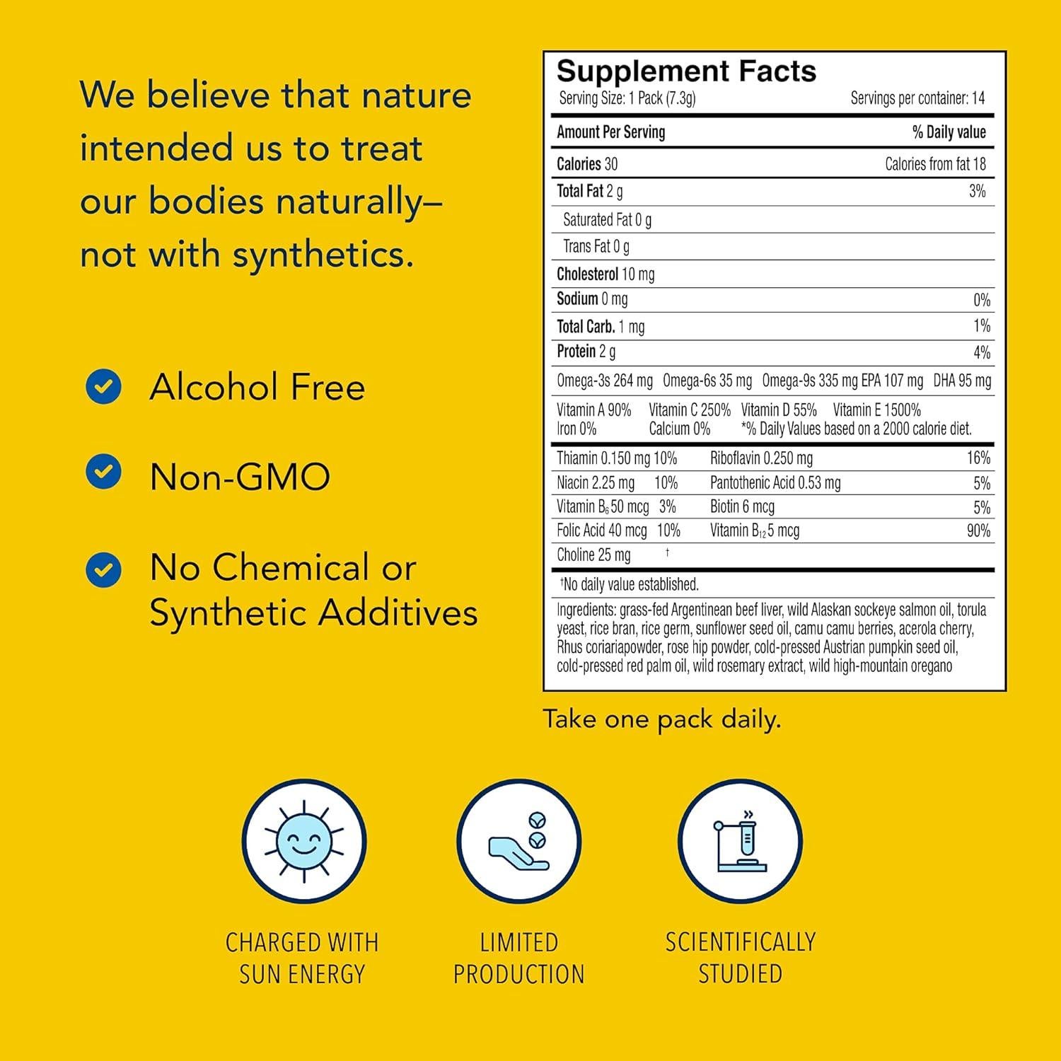 Suplemento de Vitaminas Integrales North American Herb - 14 Días