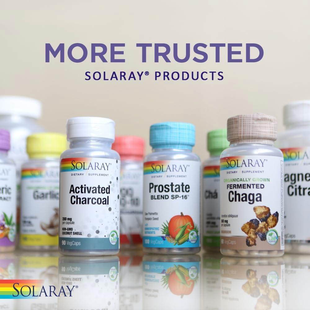 Extracto de Saúco Negro Solaray con Zinc y Probioticos 30 Tabletas