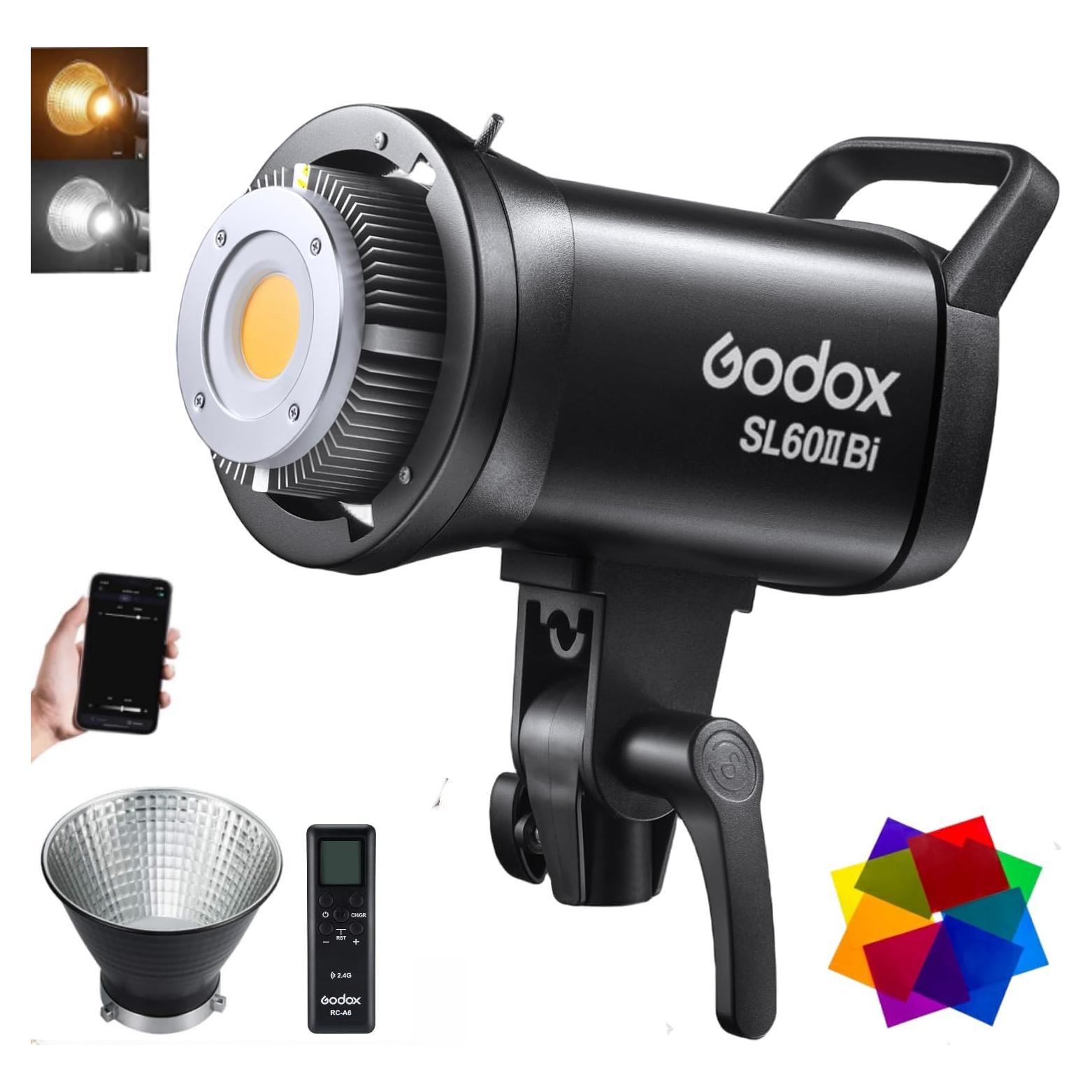 Luz LED Bi-Color Godox SL60IIBi 75W 2800K-6500K 25100Lux