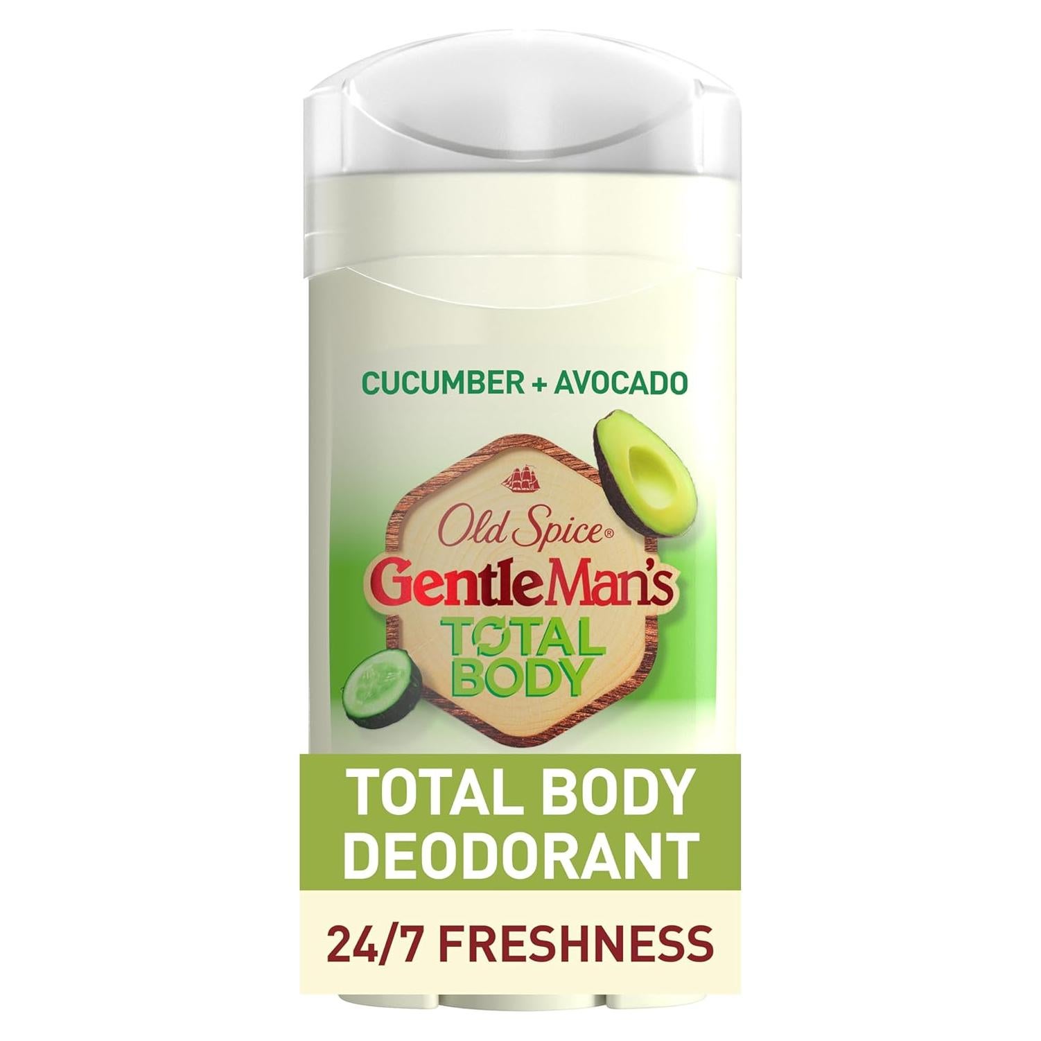 Desodorante en barra Old Spice 85 g para todo el cuerpo - Pepino y Aguacate