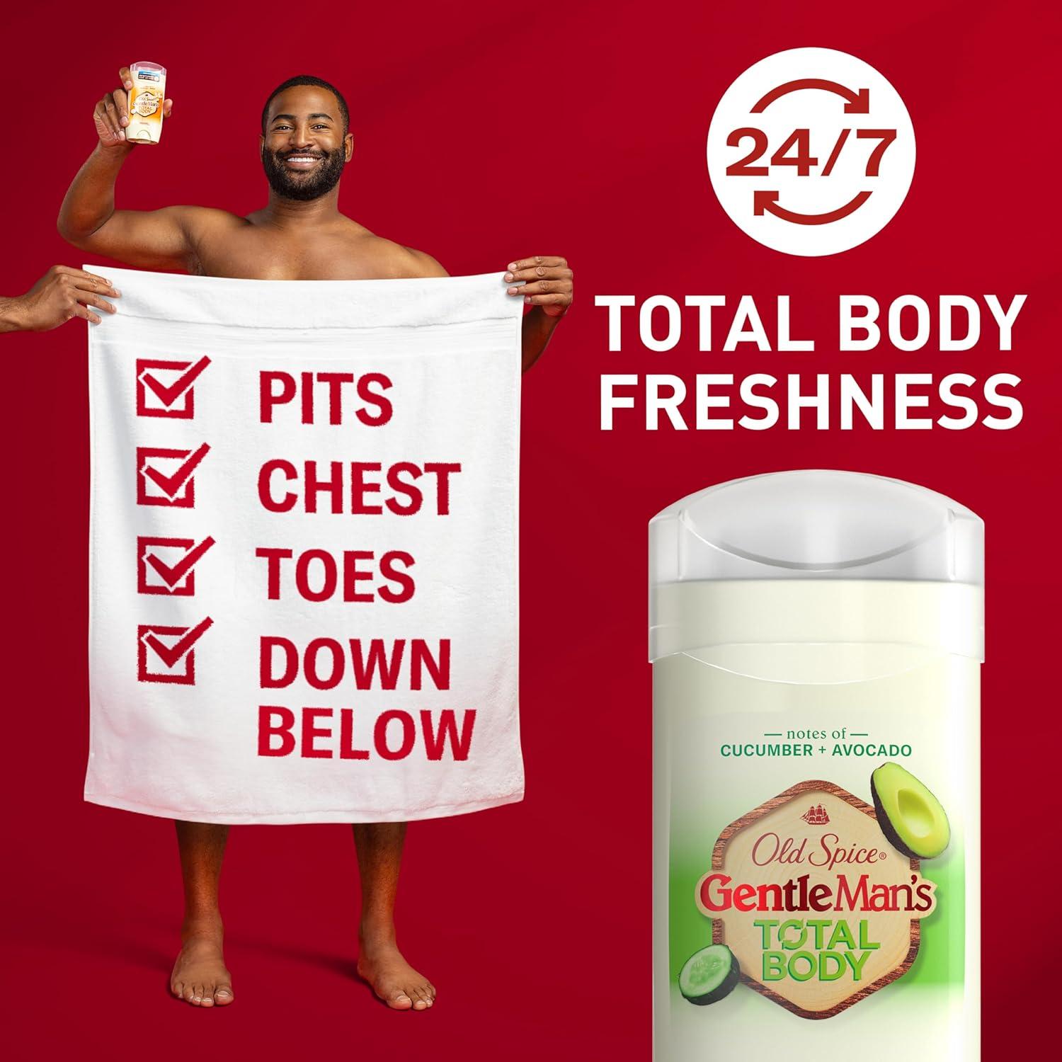 Desodorante en barra Old Spice 85 g para todo el cuerpo - Pepino y Aguacate