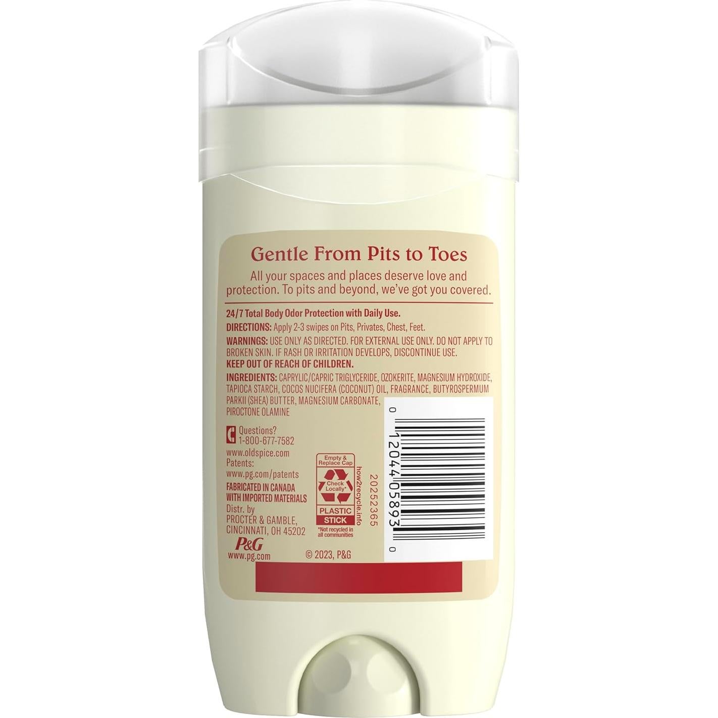 Desodorante en barra Old Spice 85 g para todo el cuerpo - Pepino y Aguacate