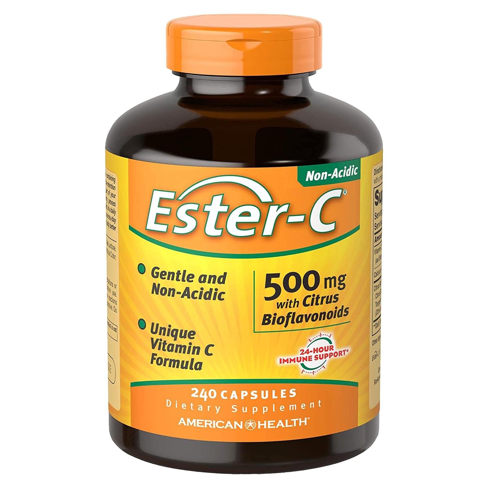 Ester-C 500 mg Vitamina C American Health 240 Cápsulas