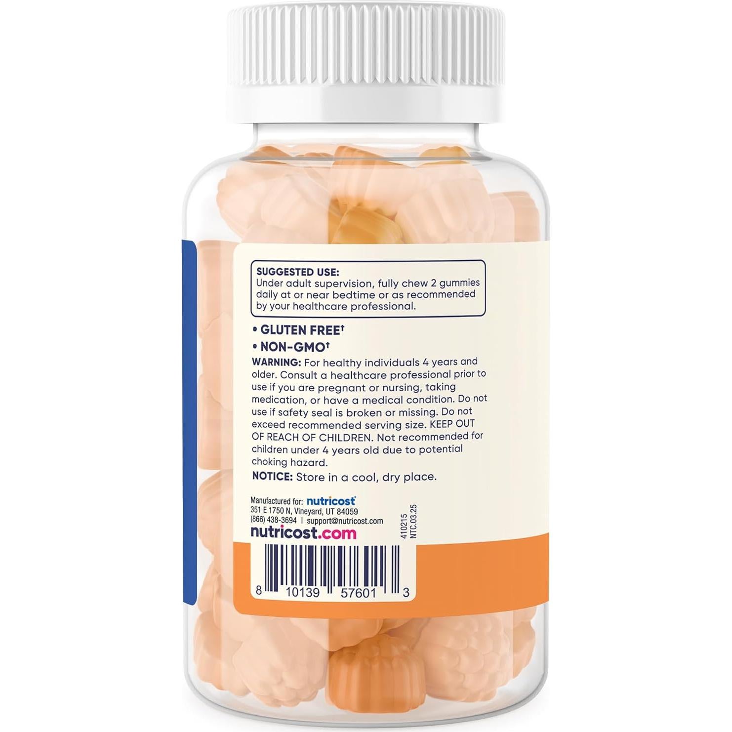 Gomitas de Vitamina C Nutricost 250mg 60 Unidades para Niños