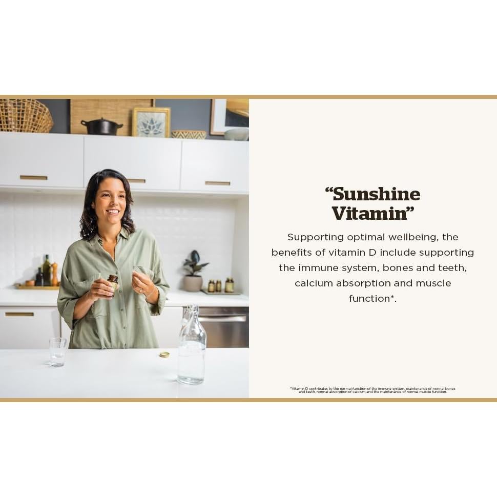 Solgar Vitamina D3 25 mcg (1000 UI) 100 Gelatinas Blandas - Soporte Huesos y Sistema Inmunológico