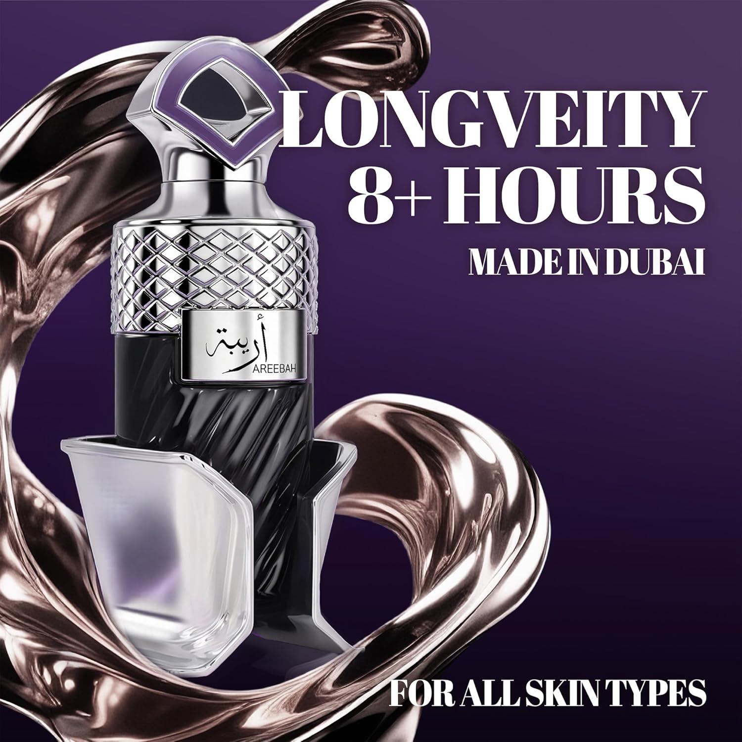 Perfume Areebah 100 ml Eau de Parfum - Azafrán, Oud y Vainilla