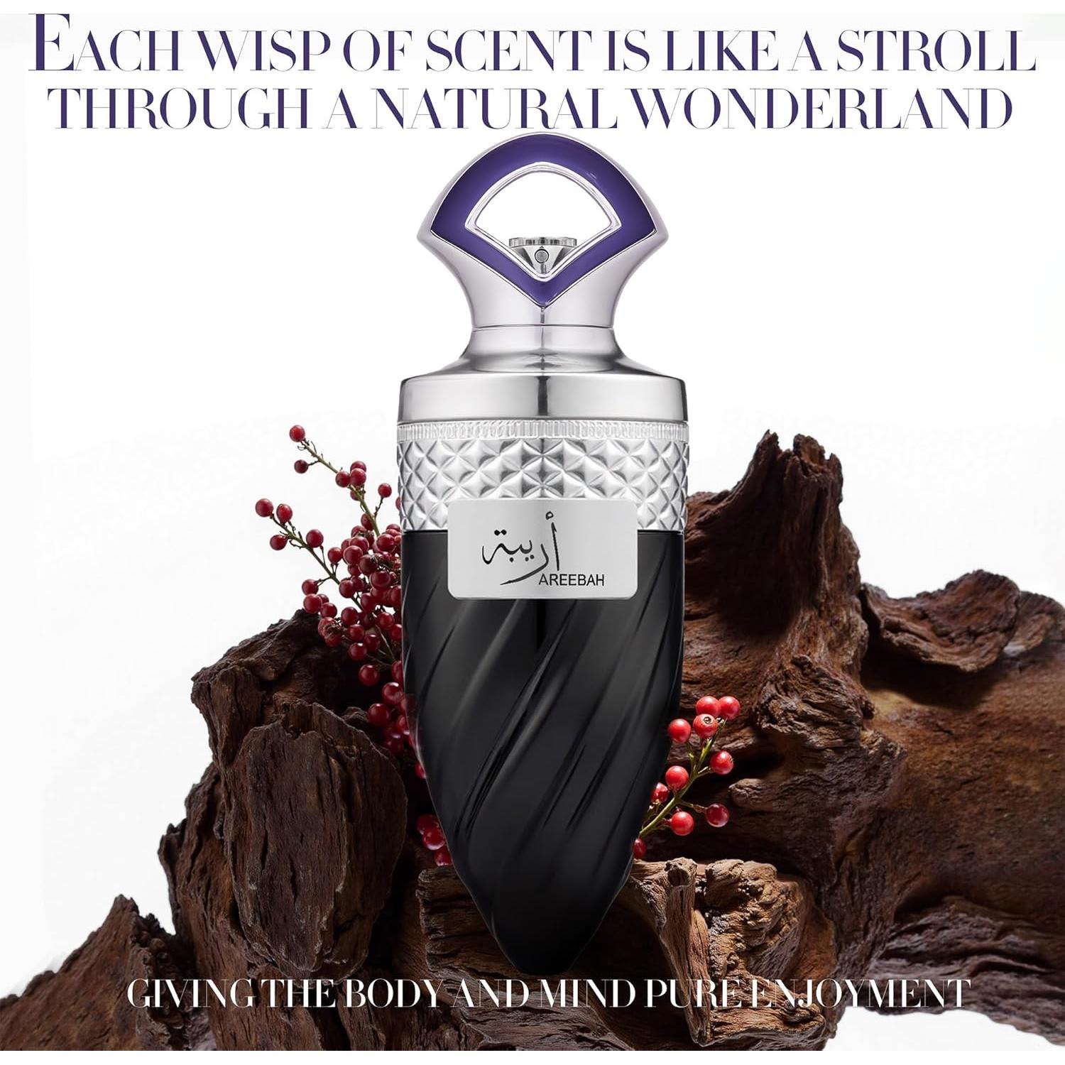 Perfume Areebah 100 ml Eau de Parfum - Azafrán, Oud y Vainilla