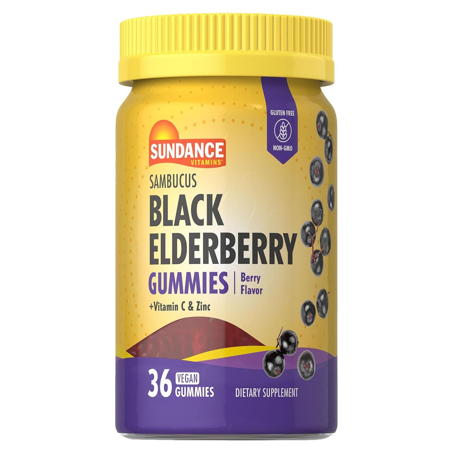 Gomitas Veganas Sundance con Zinc y Vitamina C - Sabor Baya