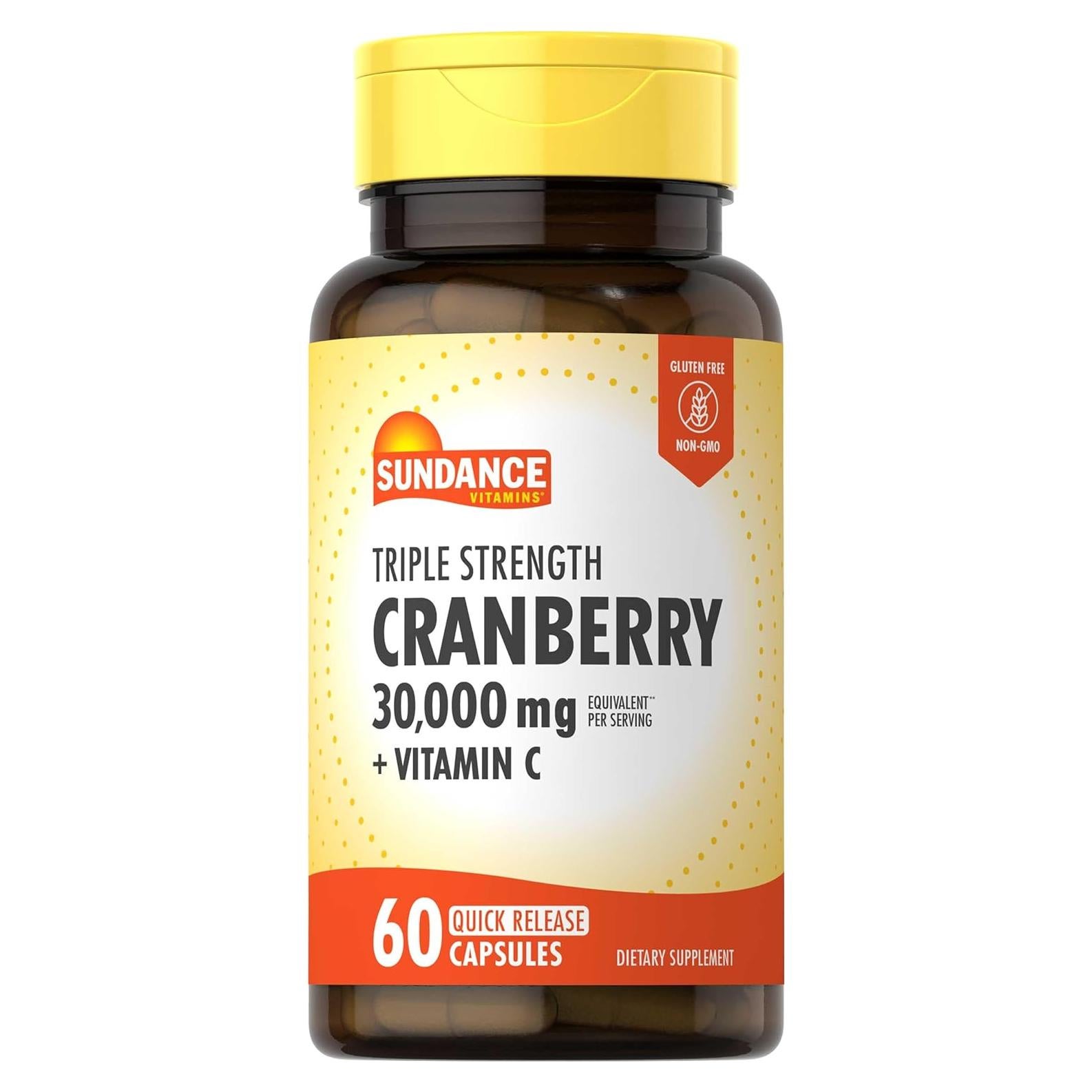 Suplemento de Arándano Sundance 30000mg 60 Cápsulas Vitamina C