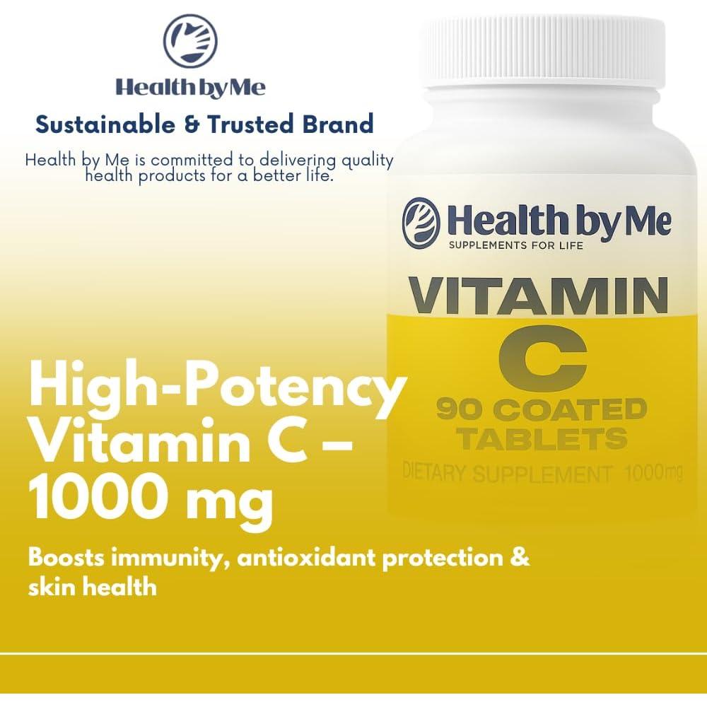 Vitamina C 1000mg Health By Me - 90 Tabletas Antioxidantes