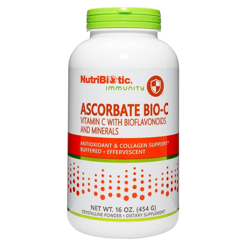 NutriBiotic Ascorbato Bio-C 0.45 kg - Polvo Efervescente Vitamina C