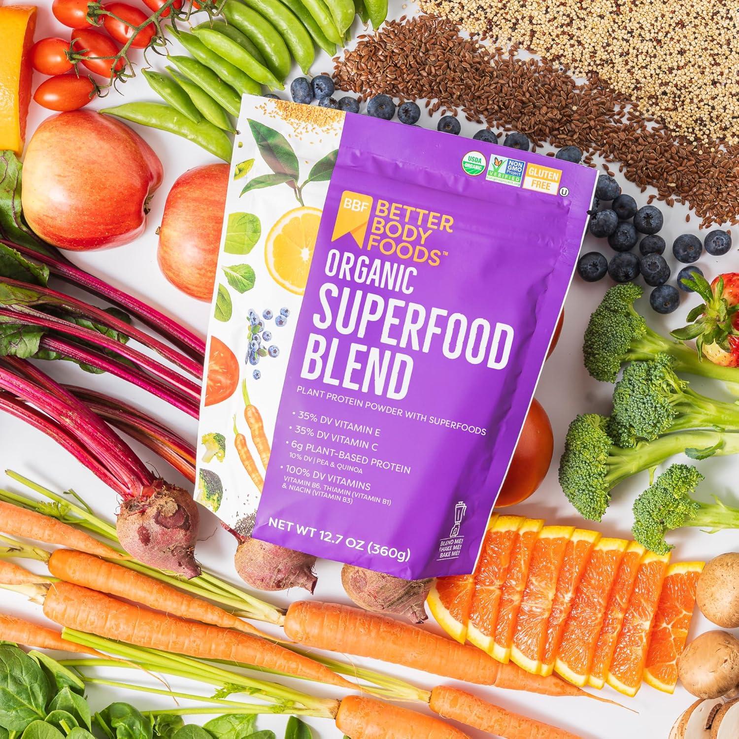 Polvo de Superalimento Orgánico MejorCuerpo 360 g - Sin Gluten