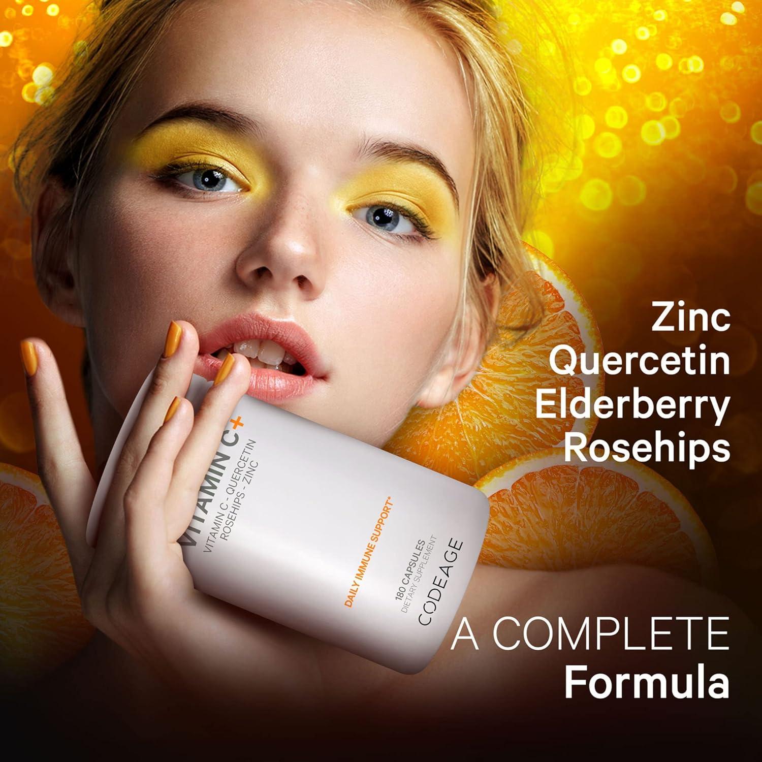 Codeage Vitamina C Liposomal 1500mg + Zinc - 2 Paquetes