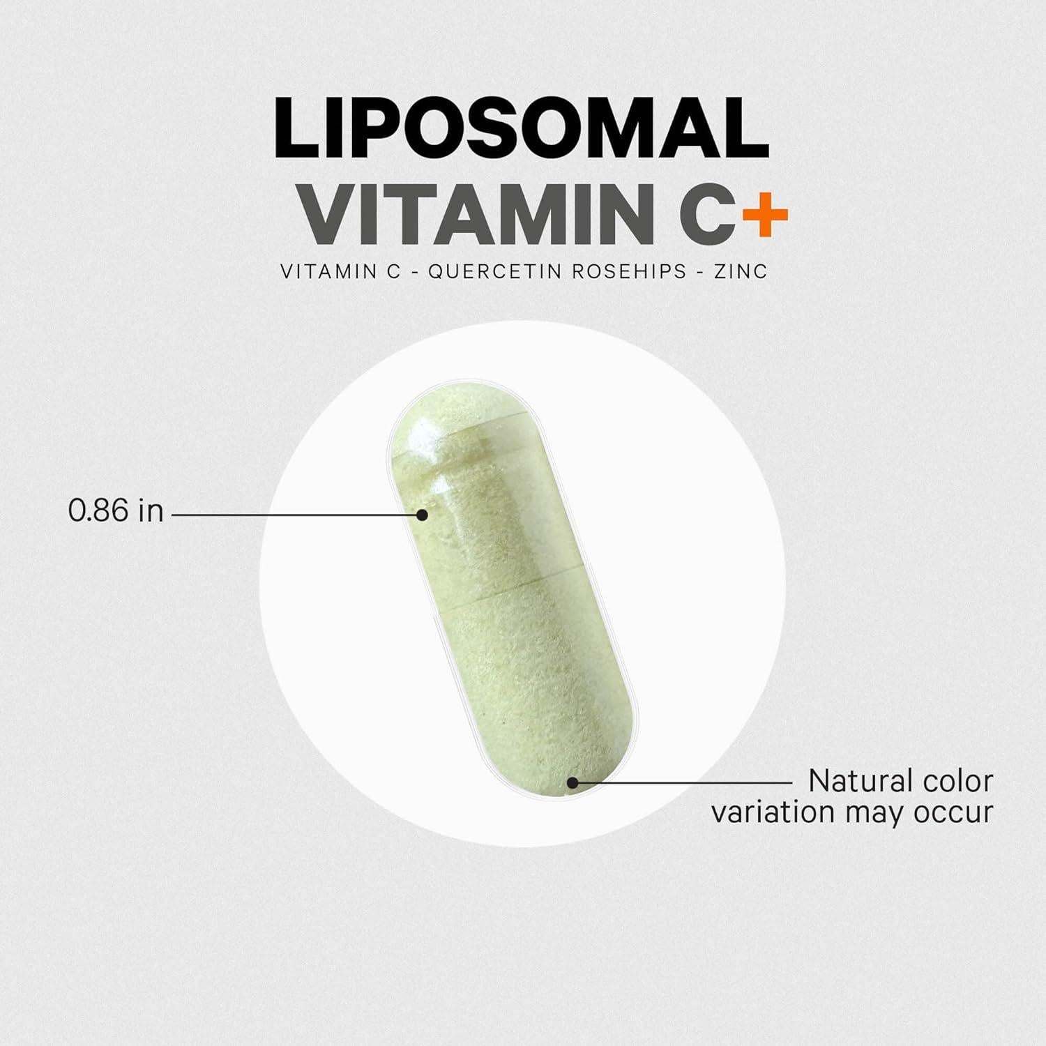 Codeage Vitamina C Liposomal 1500mg + Zinc - 2 Paquetes