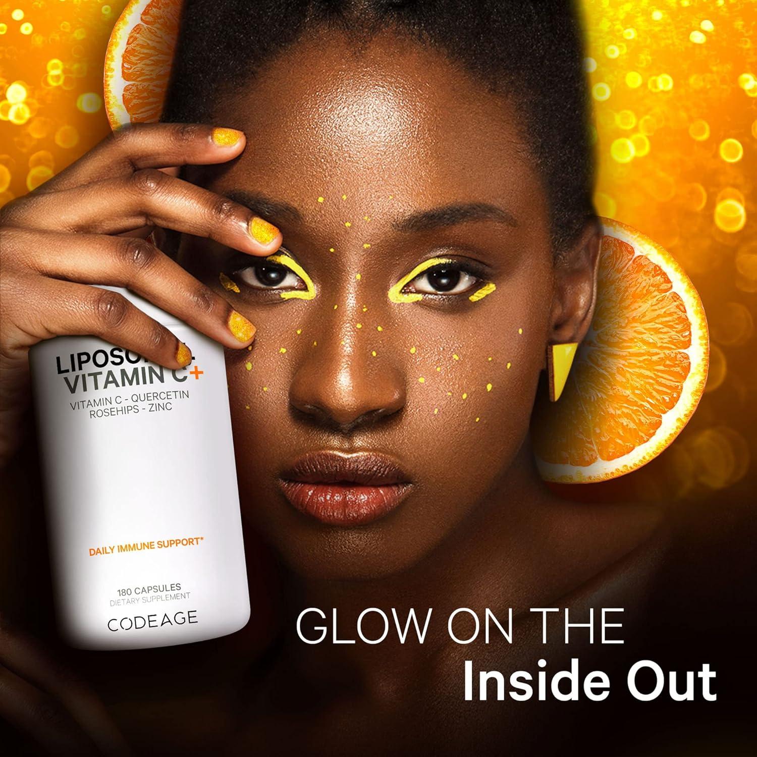 Codeage Vitamina C Liposomal 1500mg + Zinc - 2 Paquetes