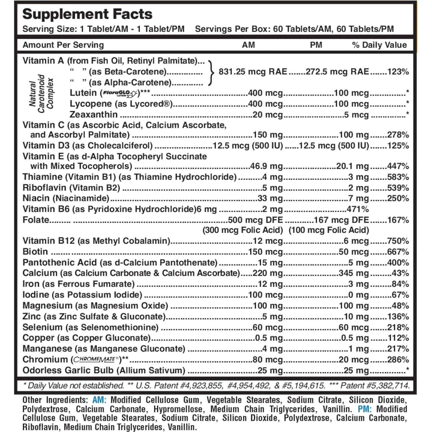 MDR Fitness Tabs Multivitamina para Mujeres AM/PM - Energía y Longevidad