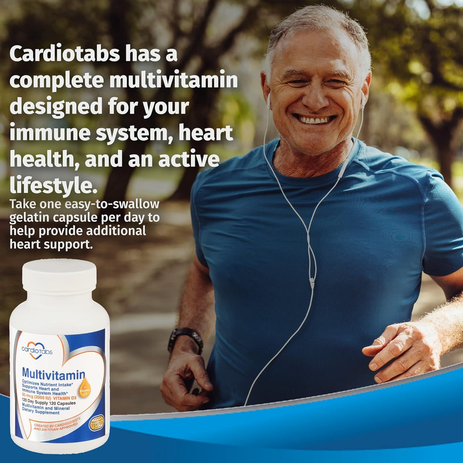 Multivitamina Cardiotabs 120 Cápsulas - Hombres y Mujeres