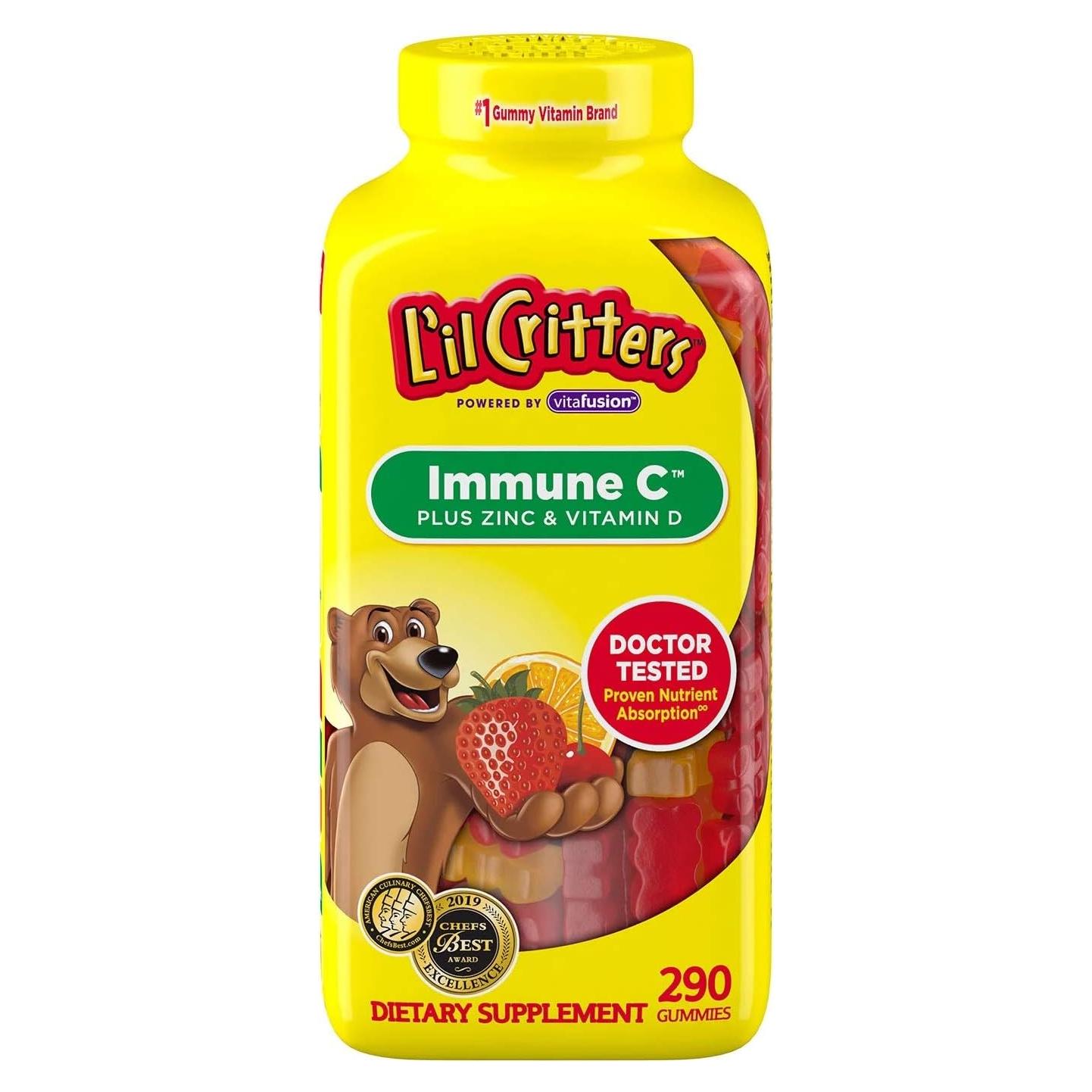Vitaminas Gummy para Niños L'il Critter 290 Unidades