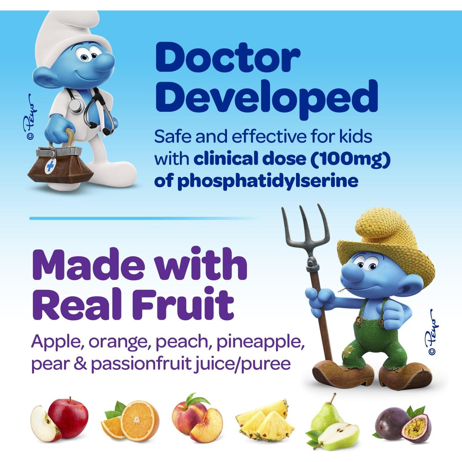 Gomitas Nootrópicas Los Pitufos 60 Unidades Vitamina B12