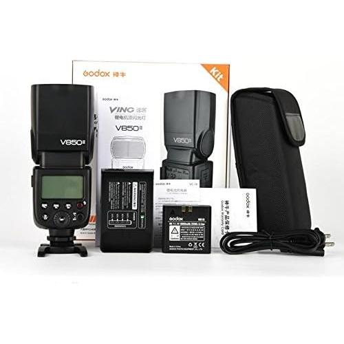 Flash Godox V850II GN60 2.4G Alta Velocidad 1.04kg
