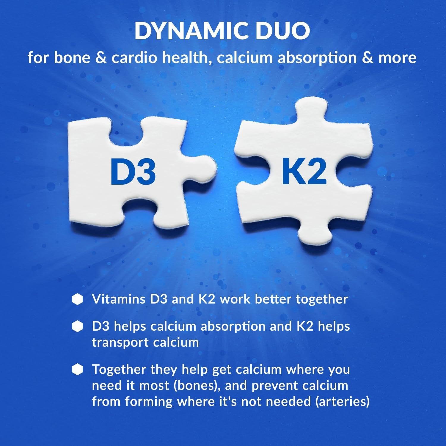 Sol Joy, High-Potency Vitamin D3 K2 – High Potency (50 mcg)