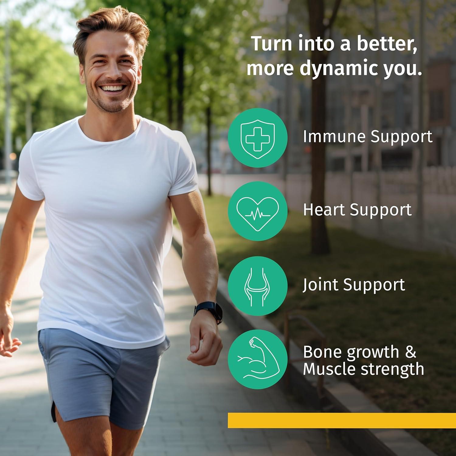 Gotas Orgánicas de Vitamina D3 K2 Nusava 118.29 ml Piña