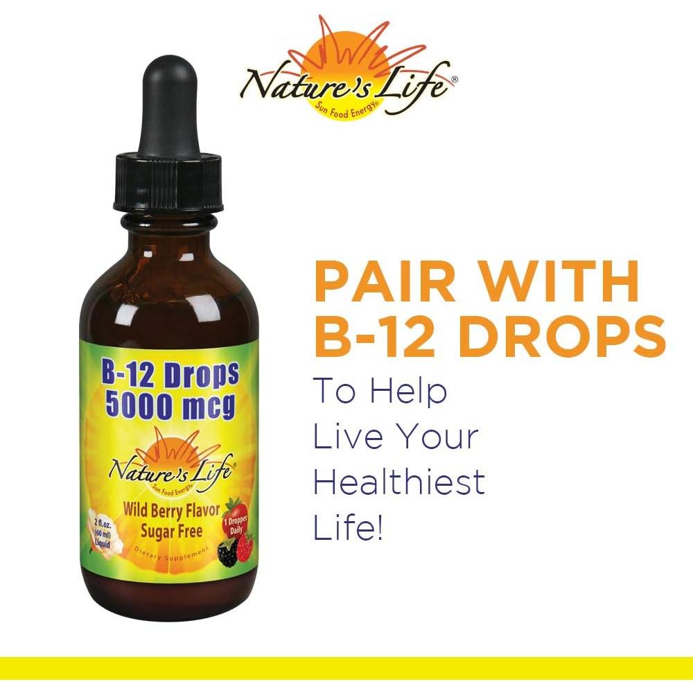 Gotas de Vitamina D-3 Líquida Vida Natural 60 ml - Aceite de Oliva y Coco