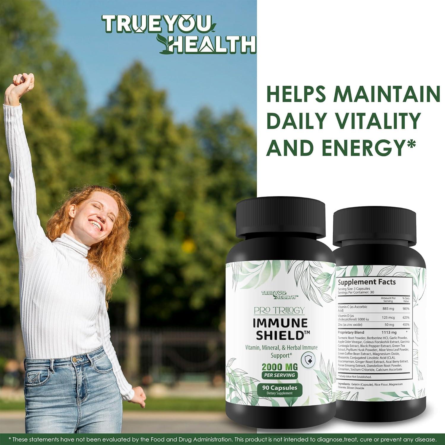 Cápsulas Inmunológicas Pro Trilogy Immune Shield 60 Unidades