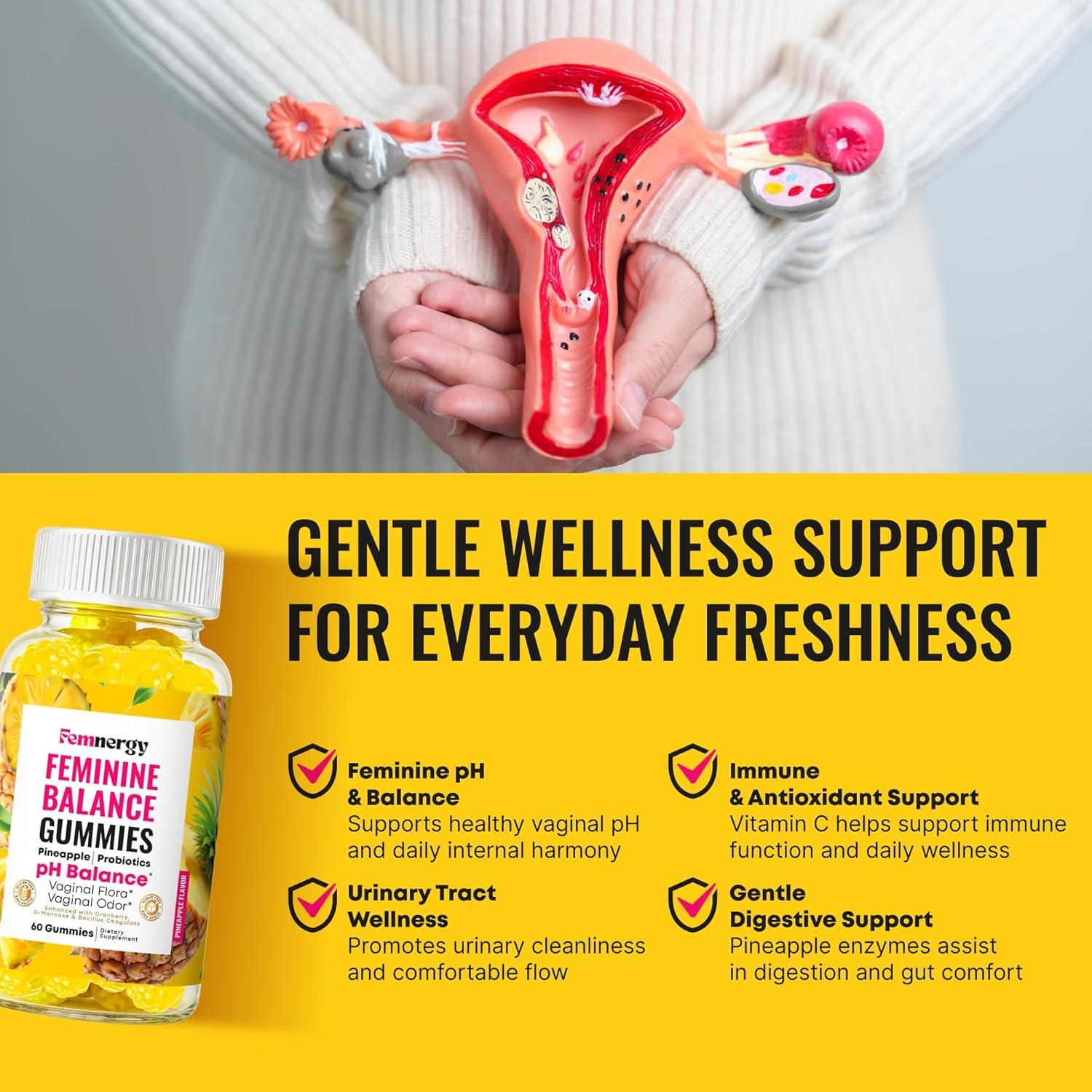 Gomitas Probióticas Femnergy 60 Unidades - Equilibrio Femenino