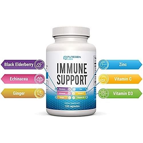Suplemento Inmunológico 120 Cápsulas P Puregen Labs