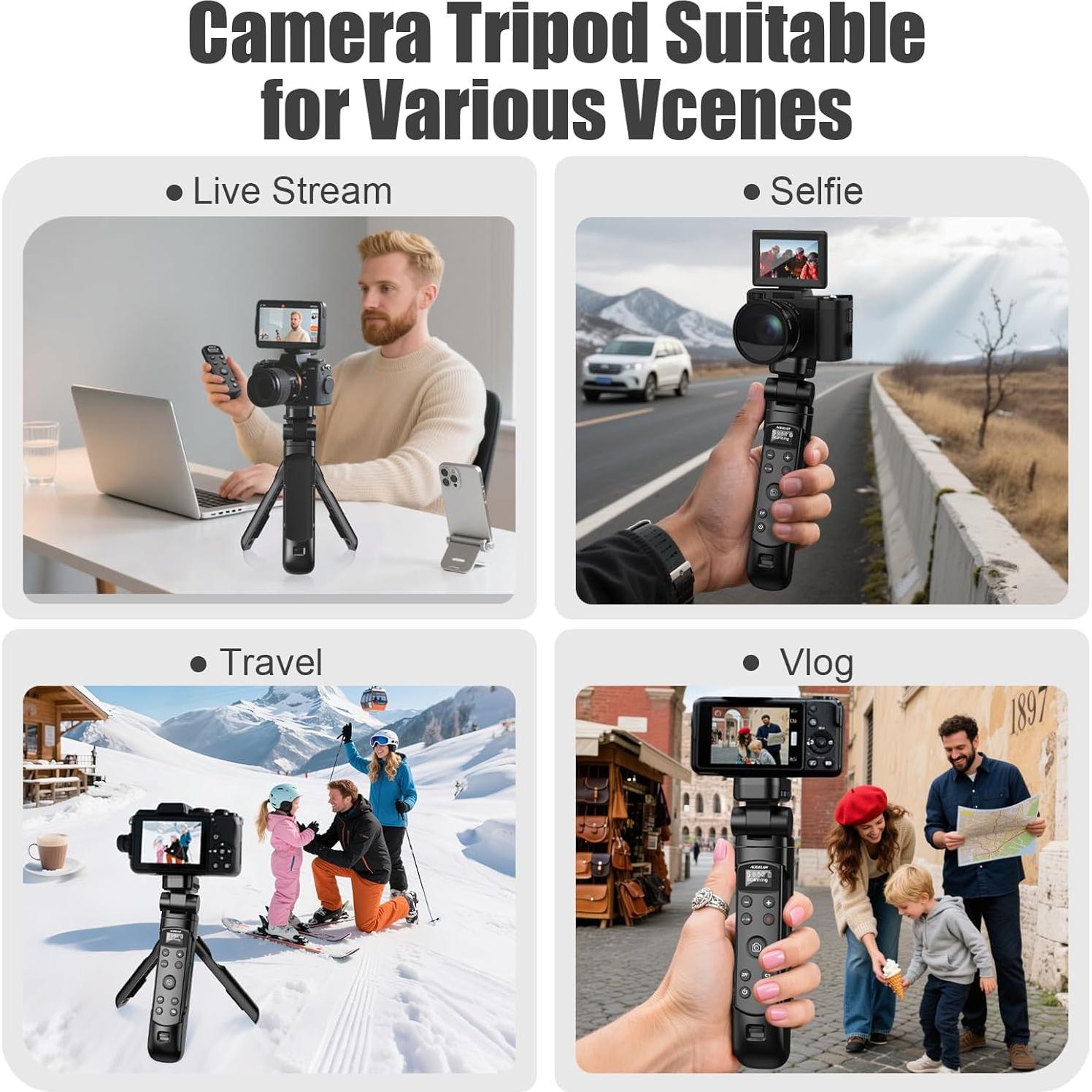 Trípode Inalámbrico AODELAN para Cámara Sony - Control Remoto