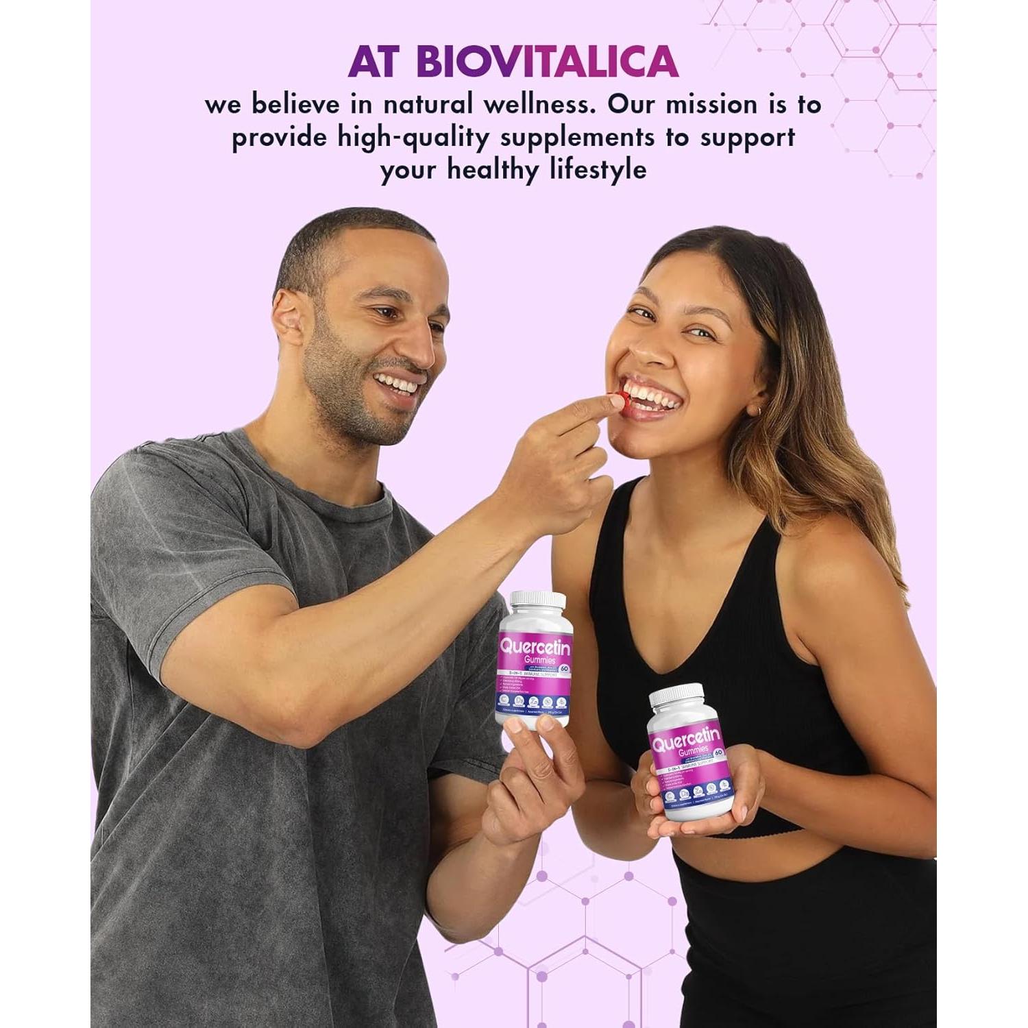 Gomitas de Quercetina BioVitalica 750 mg - Inmunidad 5 en 1